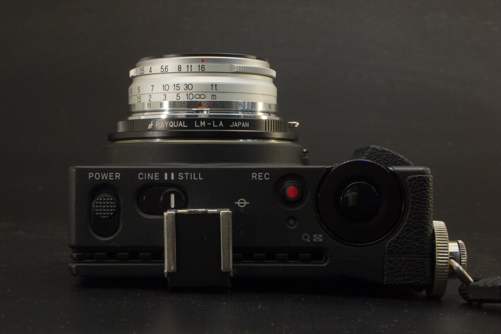 AVENON 28mm F3.5(L39) fpのマウントから約26mm